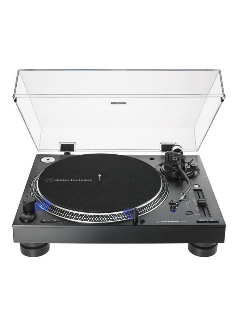Direct-Drive Professional DJ Turntable AT-LP140XPBK Black/Clear