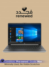 Renewed - HP15DY1031WM with 15.6-Inch Display,Intel Core i3-1005G1/8GB RAM/256GB SSD Silver