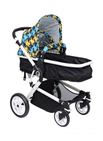 3 In 1 Baby Carrier And Stroller With Diaper Bag Set