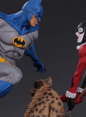 Batman Vs Harley Quinn Battle Statue 14inch