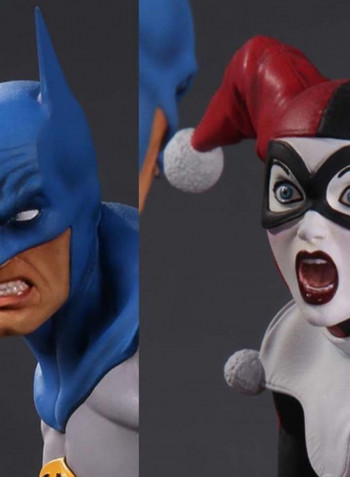 Batman Vs Harley Quinn Battle Statue 14inch