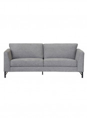 Anthracite 2-Seater Sofa Grey 92x198cm