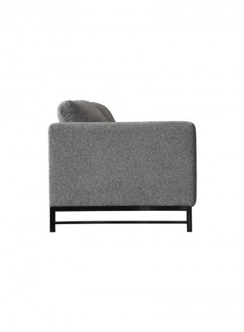 Anthracite 2-Seater Sofa Grey 92x198cm