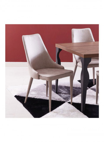 Arizona 7-Dining Table Chair Set Walnut