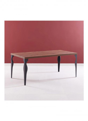 Arizona 7-Dining Table Chair Set Walnut