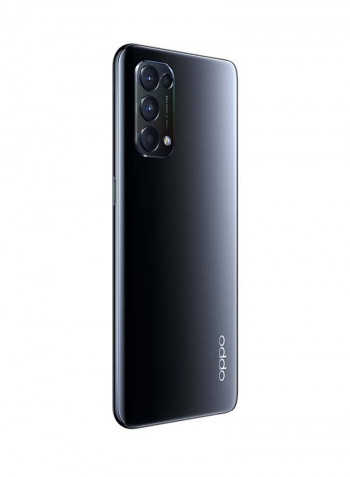 Reno 5 Dual SIM Starry Black 8GB RAM 128GB 5G With Enco W11 True Wireless Earphones - Middle East Version