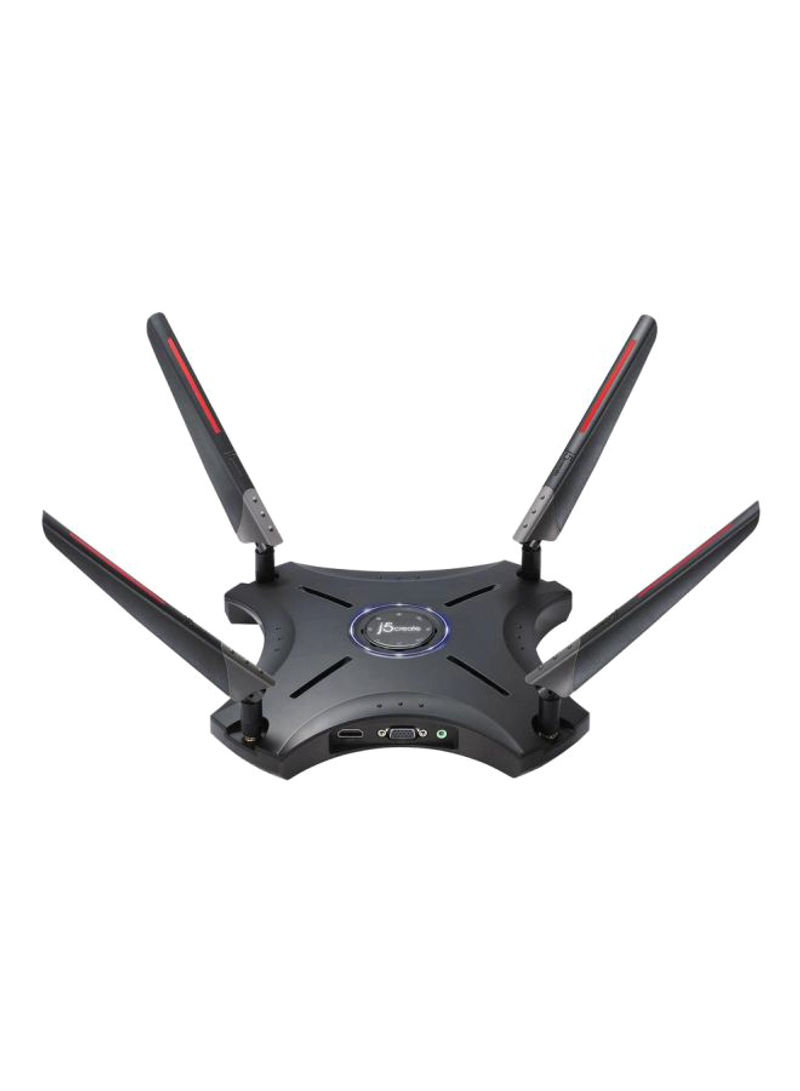 Screenwave Wireless Presentation Display Router Black/Red