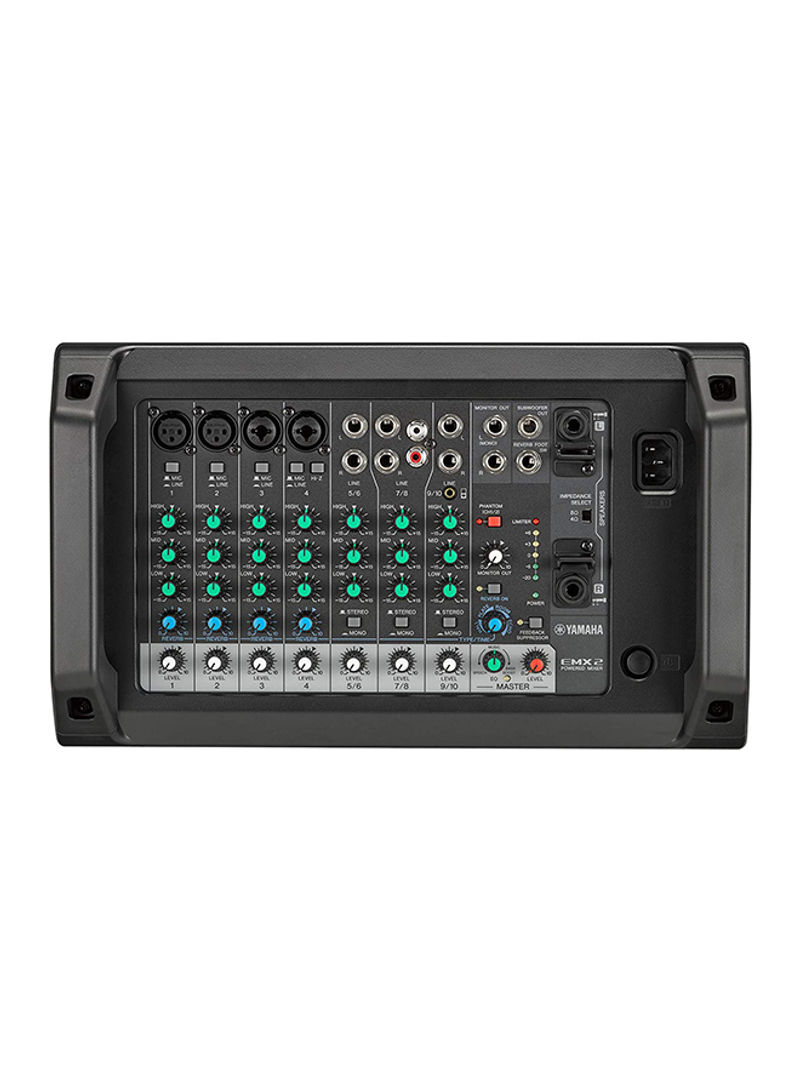 10-Channel Stereo Powered Mixer EMX2 Black