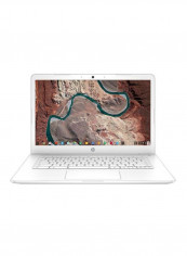 Chromebook 14-ca051wm Laptop With 14-Inch Display, Celeron Processor/4GB RAM/32GB eMMC Flash Drive/Intel HD Graphics 500 White