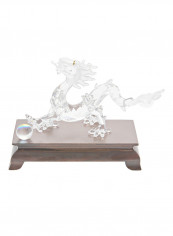 Memories Dragon Figurine White 4 1/8 x 5 15/16 x 3 3/8inch