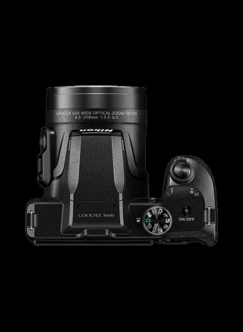 Coolpix B600 Point And Shoot Camera 60x Wide Optical Zoom-NIKKOR ED Glass Lens 16MP With Built-in Wi-Fi And Bluetooth