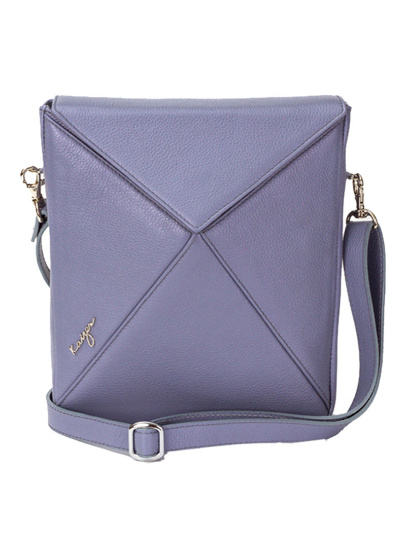 Cosset Italian Leather Backpack Purple