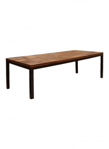 Saigon Dining Table Brown 220x100x76cm