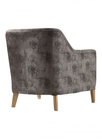 Osaka 1-Seater Sofa Grey/Black 76x76x76centimeter
