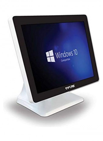 Touchscreen Point Of Sale POS Terminal Cashier Billing Machine Shiny White
