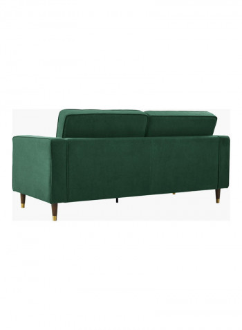3-Seater Sloan Sofa With 2-Cushions Green 88x85x200cm