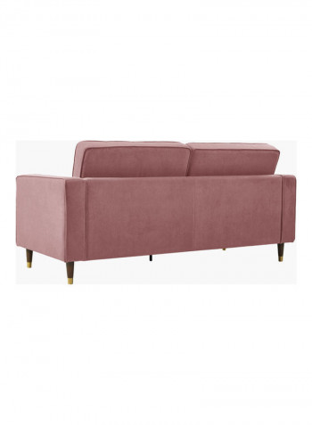 3-Seater Sloan Sofa With 2-Cushions Pink 88x85x200cm