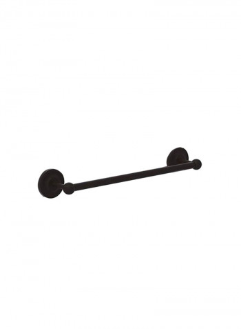 Door Towel Bar Black 18inch