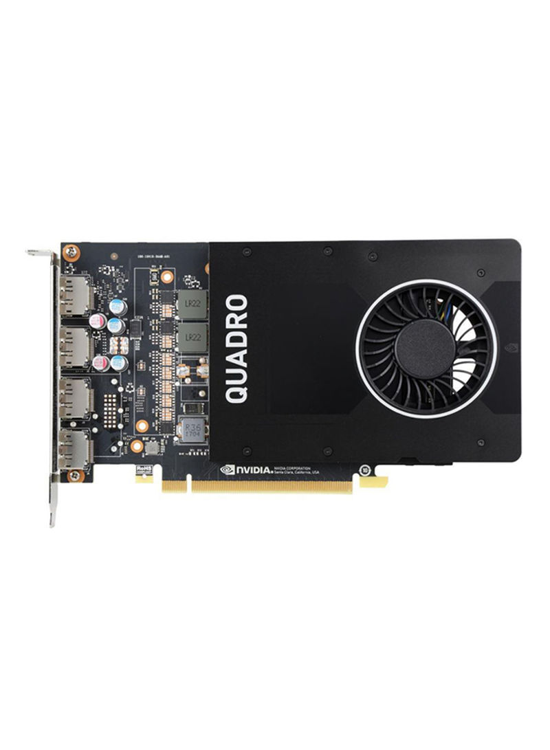 Quadro P2000 5Gb Vcqp2000-Pb 5Gb 160-Bit Gddr5 Pci Express 3.0 X16 Video Card Black 5GB