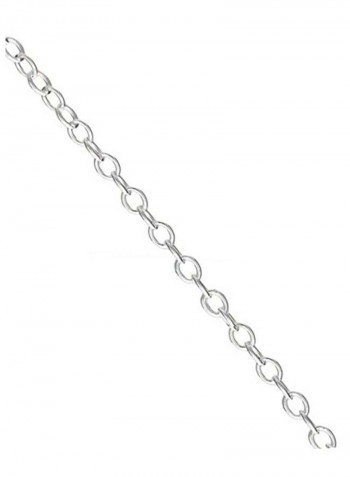 925 Sterling Silver White Pearl Pendant Lariat Necklace