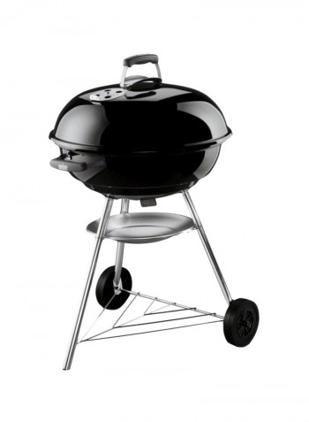 Compact Charcoal Grill Black 57 Centimeter