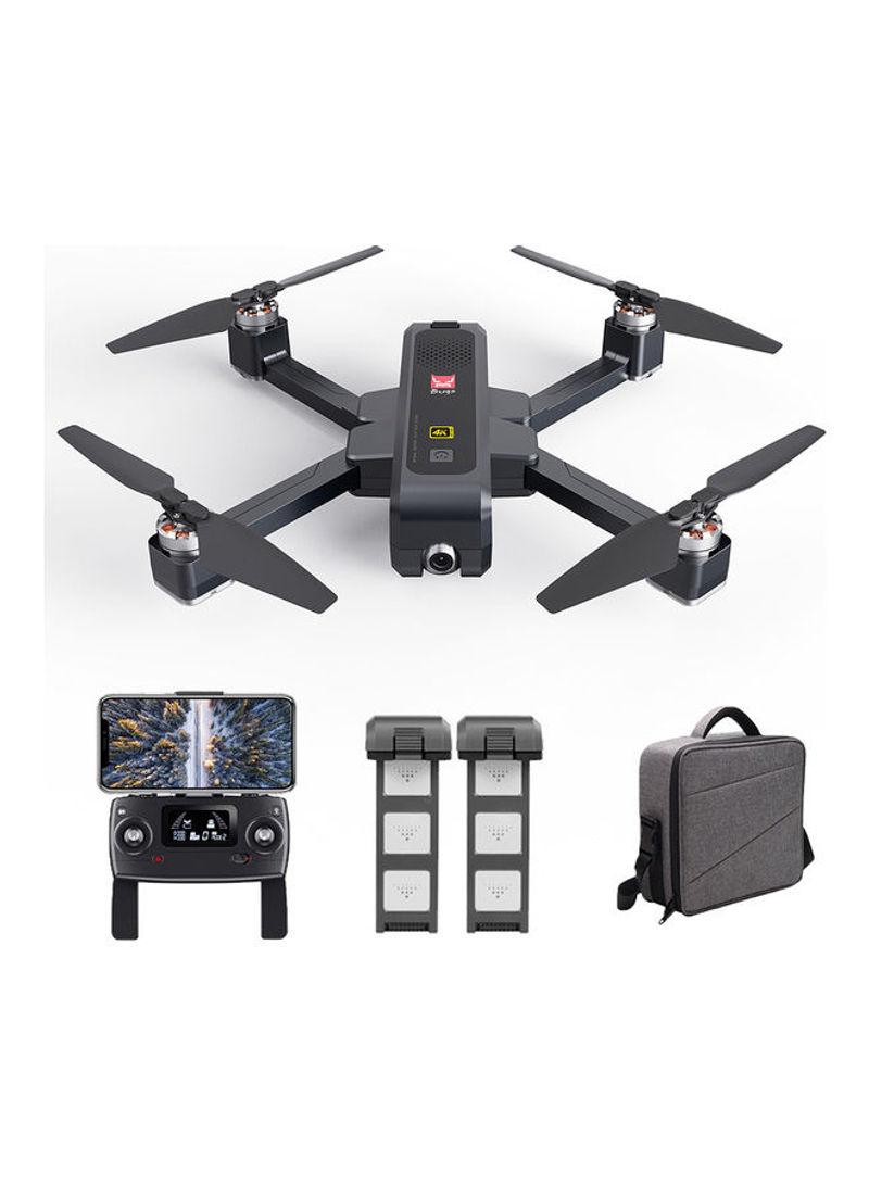 MJX B4W Drone Bugs 4W Brushless RC Drone with Camera 4K 5G WIFI FPV GPS Ultrasonic Optical Flow Positioning Drone Foldable Quadcopter Follow Me Drone with 2 Battery Handbag 31*12*23cm