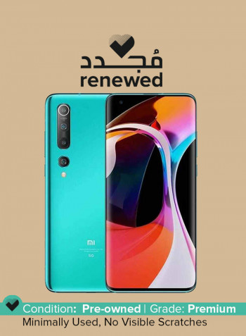 Renewed - Mi 10 Coral Green 8GB RAM 256GB 5G