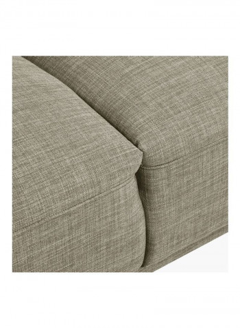 Stella 3-Seater Sofa Beige 80 x 219 x 91cm