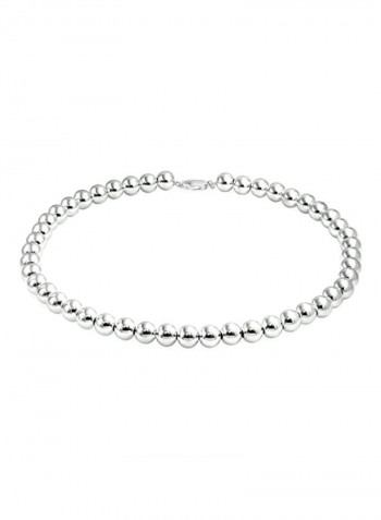 925 Sterling Silver Ball Bead Necklace