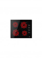 Tbc 64000 Xfl Vitroceramic Hob With 4 Zones In 60 Cm 112550009 Black