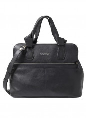 Logo Detail Nora Shoulder Bag Black