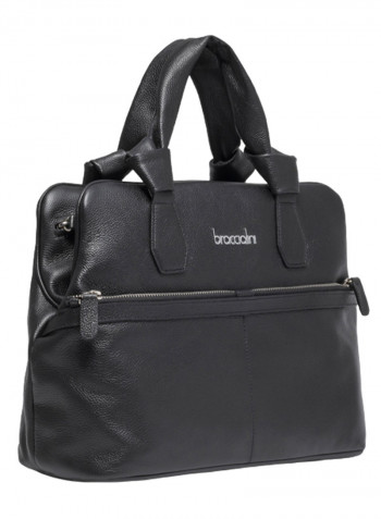 Logo Detail Nora Shoulder Bag Black