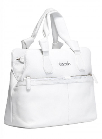 Nora Adjustable Strap Shoulder Bag White