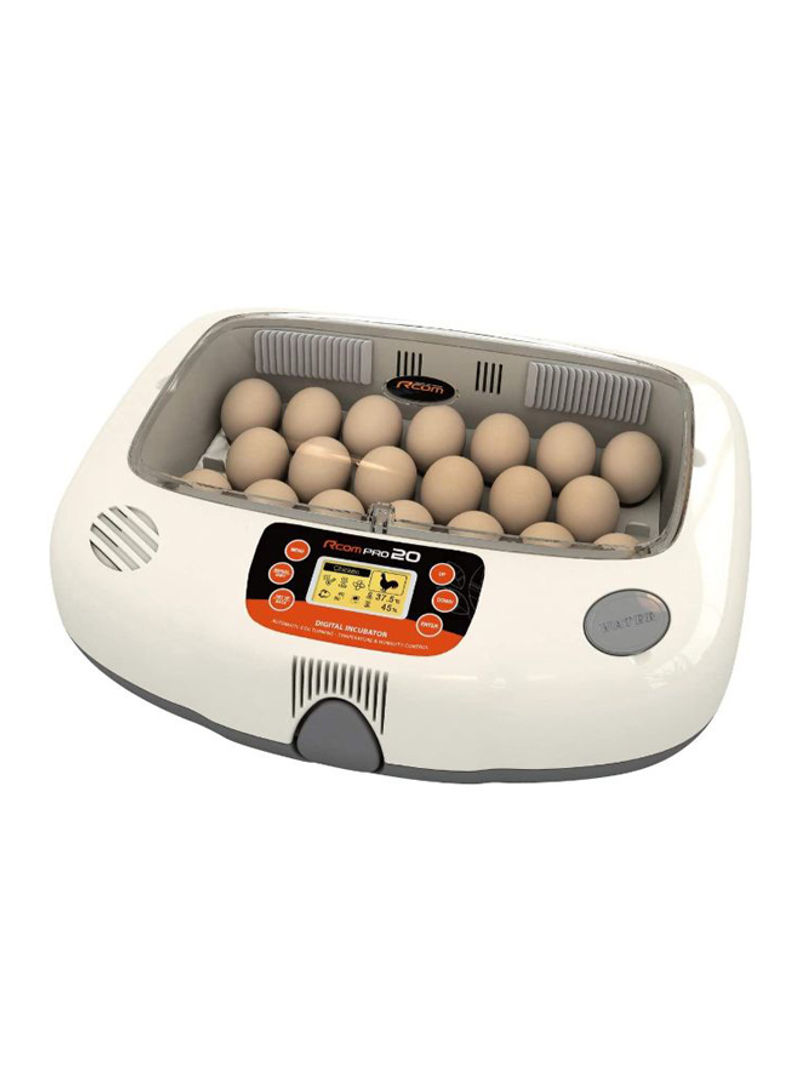 Egg Incubator With LCD Display 48 W PX-20 White