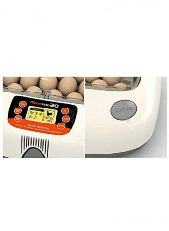 Egg Incubator With LCD Display 48 W PX-20 White