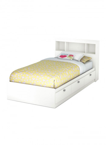 Spark Twin Mates Bed Without Mattress White King