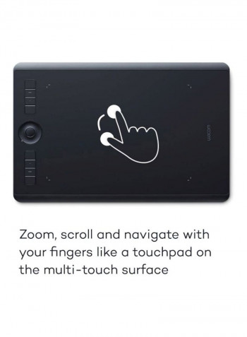 Intuos Pro Medium Tablet With Digital Pen Black