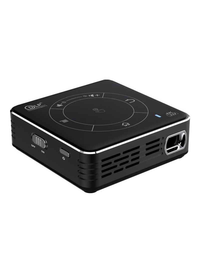 Mini DLP Video Projector with Remote Controller C99 Black