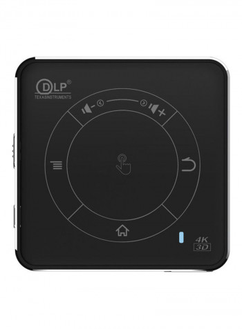 Mini DLP Video Projector with Remote Controller C99 Black