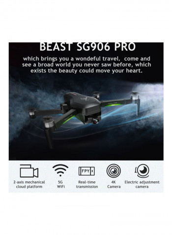 SG906 PRO GPS RC Drone with Camera 5G Wifi 4K 2-axis Gimbal 25mins Flight Time Brushless Quadcopter Follow Me MV Gesture Photo With Portable Bag 3 Battery 30.5*14.5*24cm