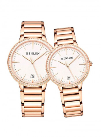 Water Resistant Couple Watch BL0070C-SRW-S