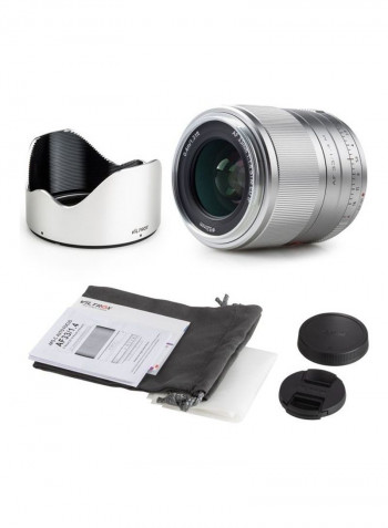 Auto Focus Camera Lens Large Aperture Silver