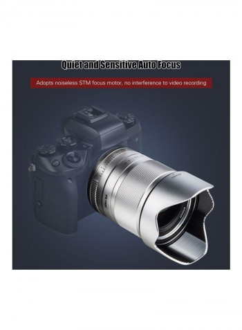 Auto Focus Camera Lens Large Aperture Silver