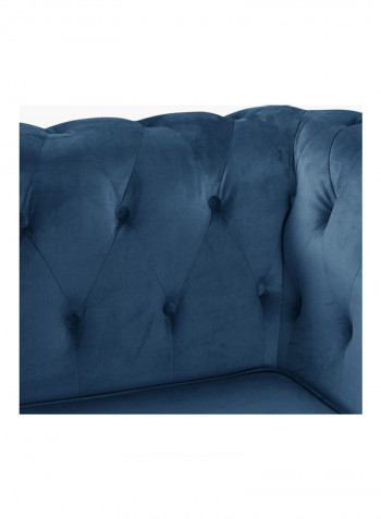 Sofia 3-Seater Sofa With Cushion Blue