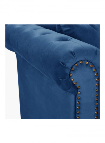 Sofia 3-Seater Sofa With Cushion Blue