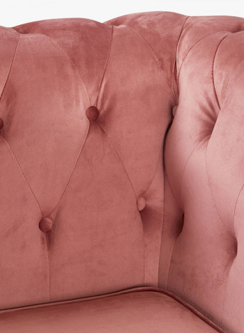 Sofia 3-Seater Sofa With Cushions Pink