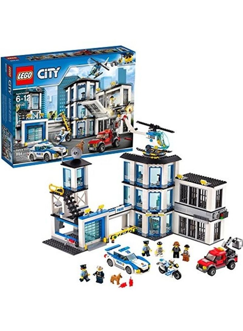 894-Piece City Police Station Building Set