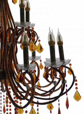 Crystal Chandelier Brown/Gold/Clear 900x950millimeter