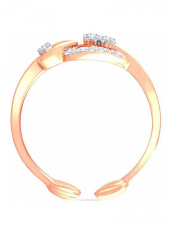 18 Karat Gold Ring With Diamond