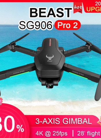 SG906 PRO 2 GPS RC Drone With Camera 4K 3-axis Gimbal Brushless Flight 31*11.5*24cm